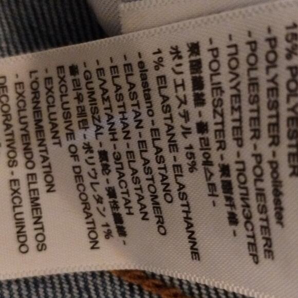 Levi’s Wedgie Straight Jeans | Silver-Dipped Hem | Women's Size 27x28 - Picture 7 of 11